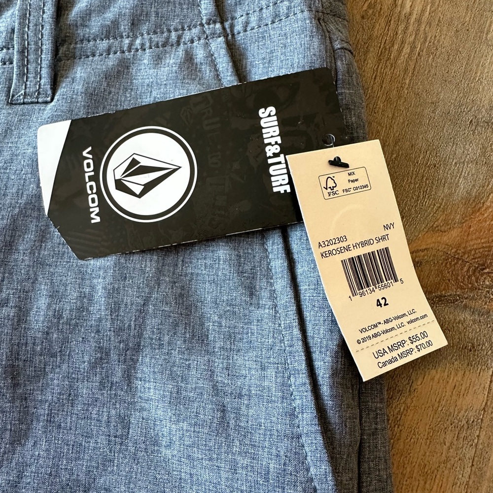 Volcom Blue Hybrid Shorts